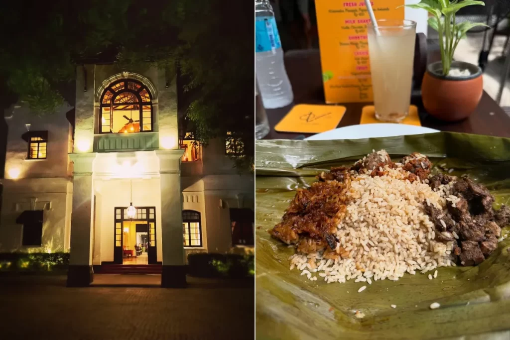 VOC Café (Dutch Burgher Union) and Foods They Serve