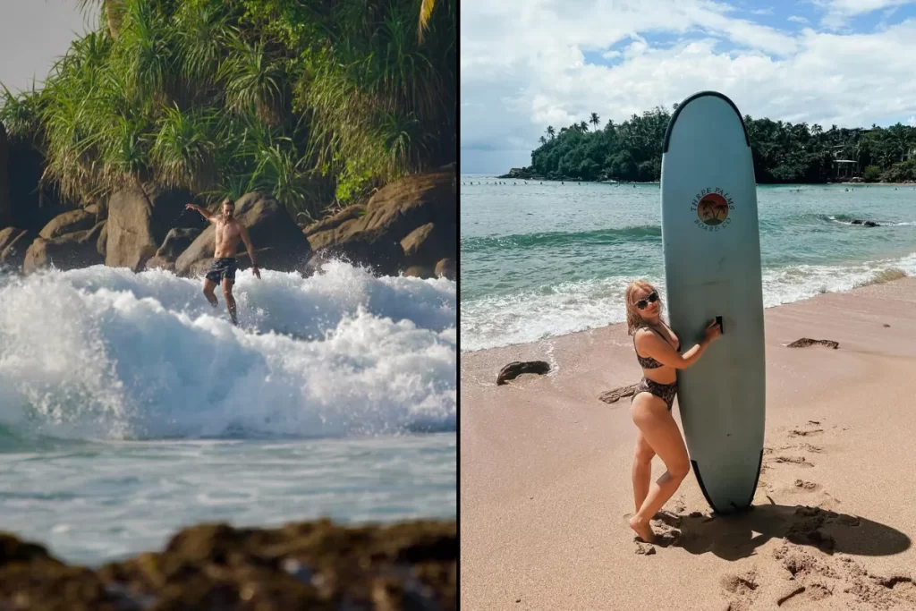 Surfing in Sri Lanka