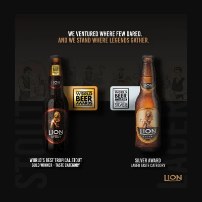 Lion brewery banner