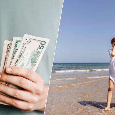 USD and traveler in Sri Lanka