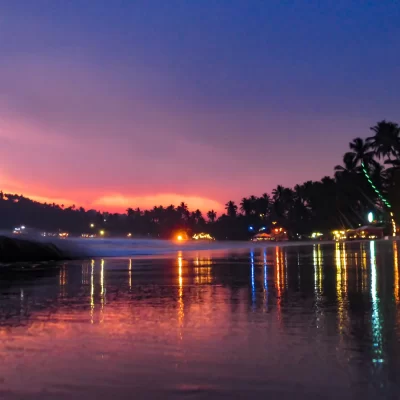 Evening photo of Mirissa