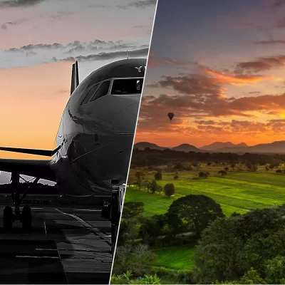 picture of airplane and aerial photo of Sri Lankan