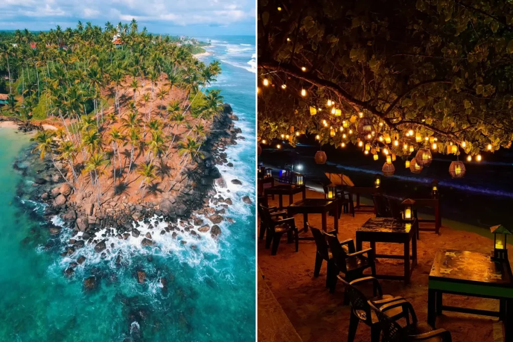 Mirissa Coconut tree hill and restaurant zouk