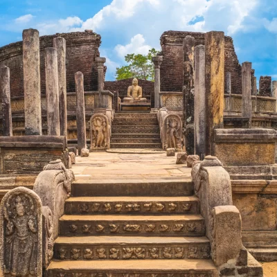 Sacred Quadrangle at Polonnaruwa Ancient city, Sri Lanka