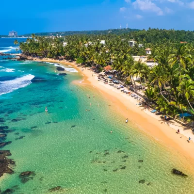 Aerial Photo of Unawatuna Beach