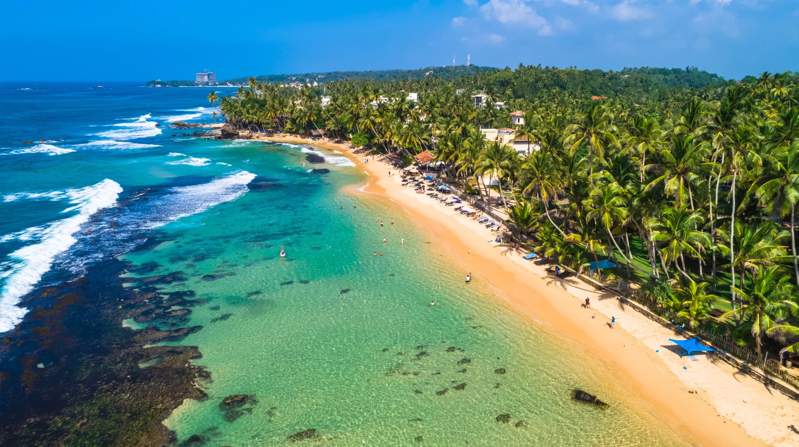 Aerial Photo of Unawatuna Beach