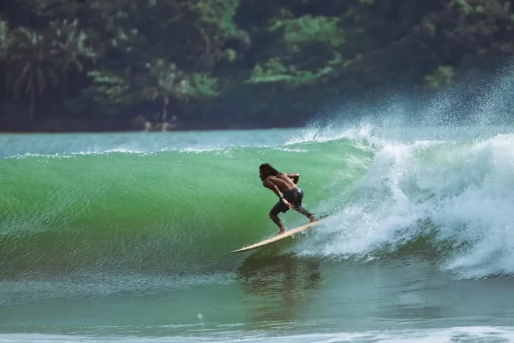 Surfing in dewata