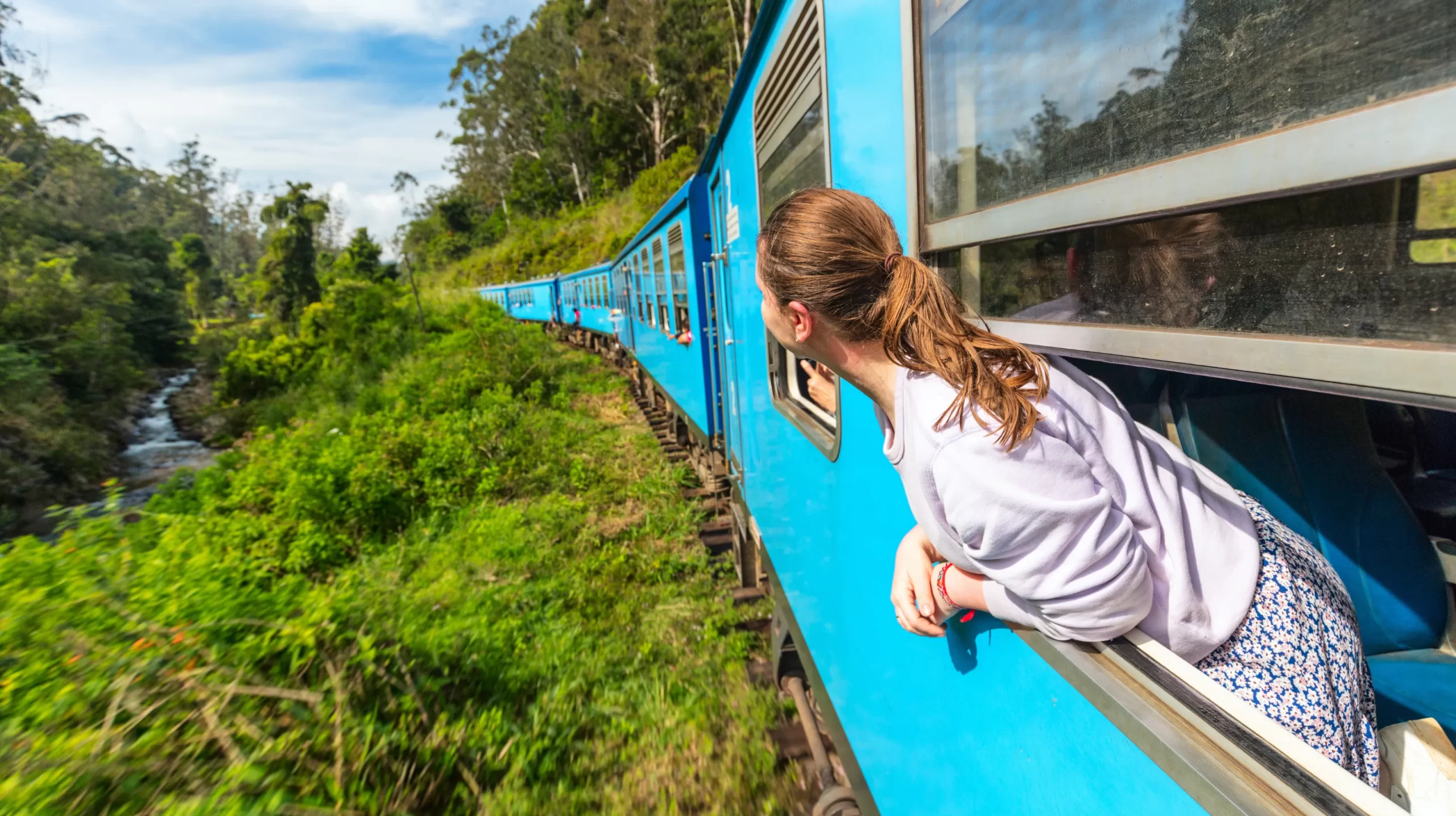 Train Ride in Sri Lanka