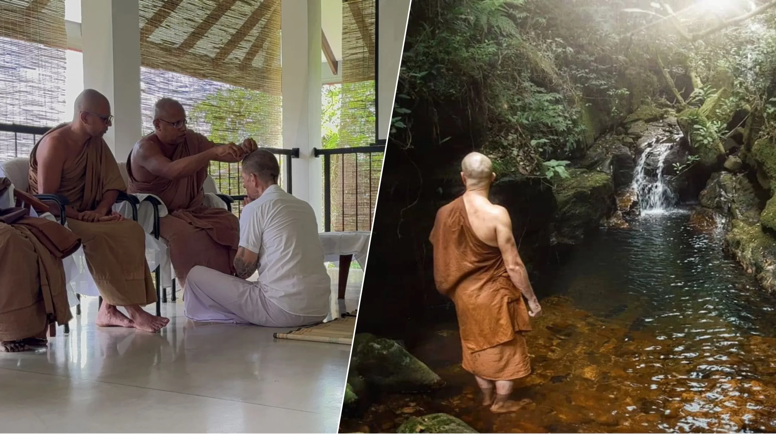 Foreigner Becoming Monk and Foreign monk