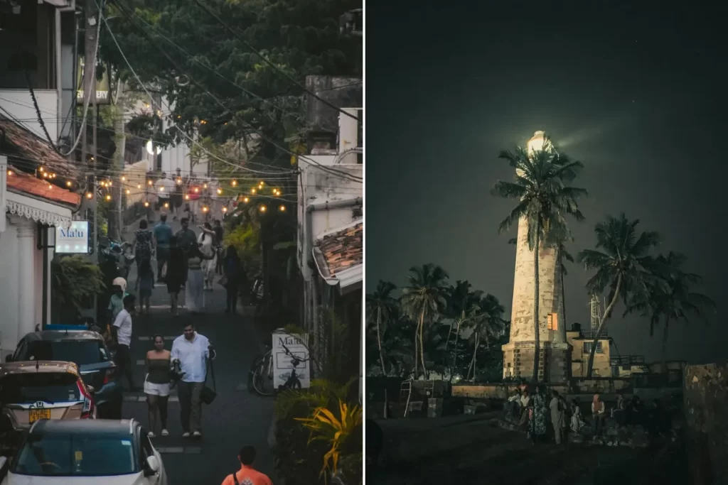 Galle fort streets
