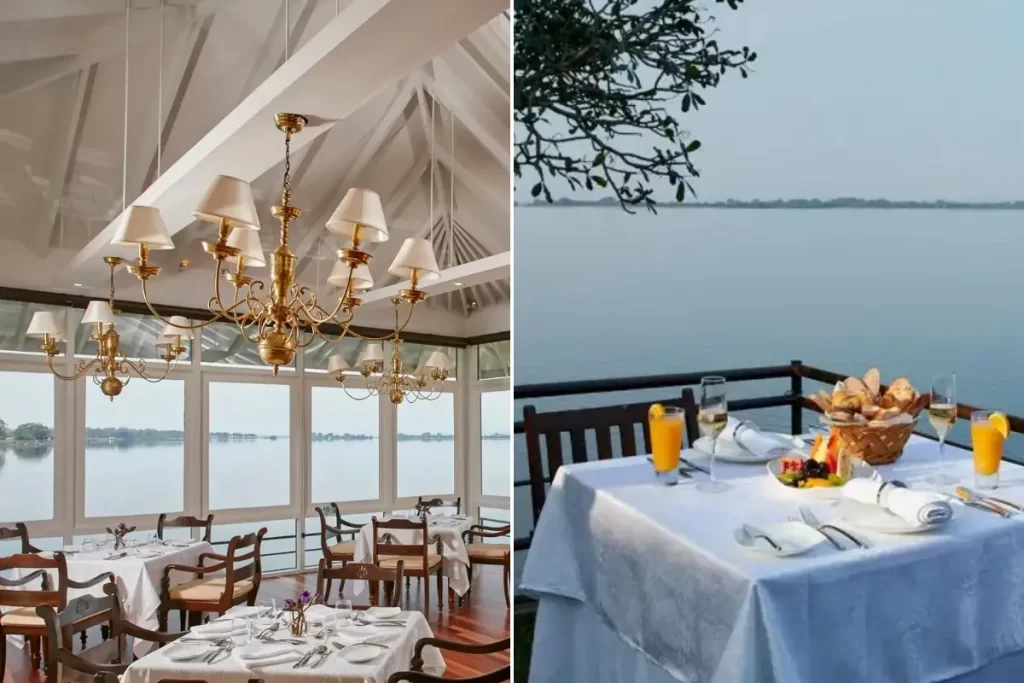 Dining in EKHO Lake House