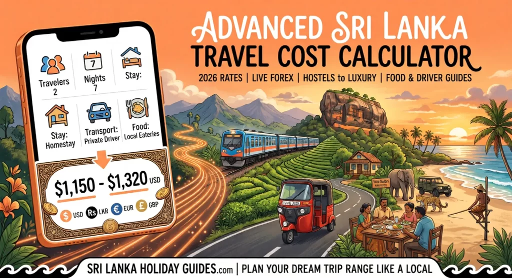 Sri Lanka Travel Cost Calculator